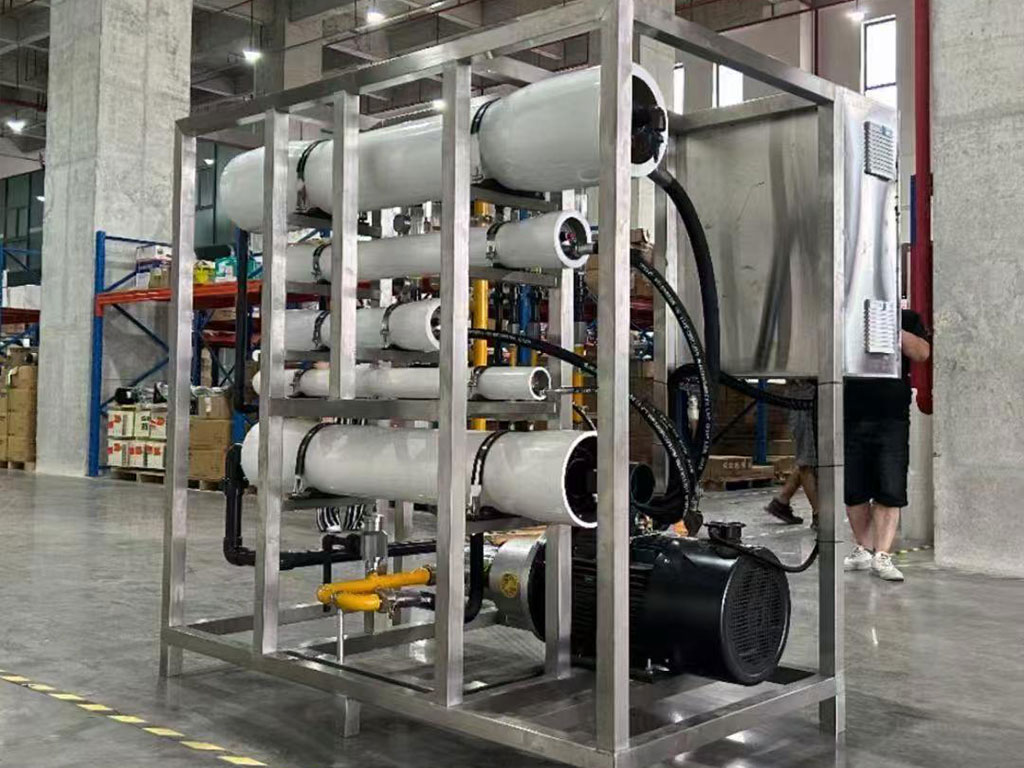 Small scale seawater desalination